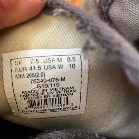 Palladium Grey Pampa Hi (W10, M8.5) - Picture 2 of 2